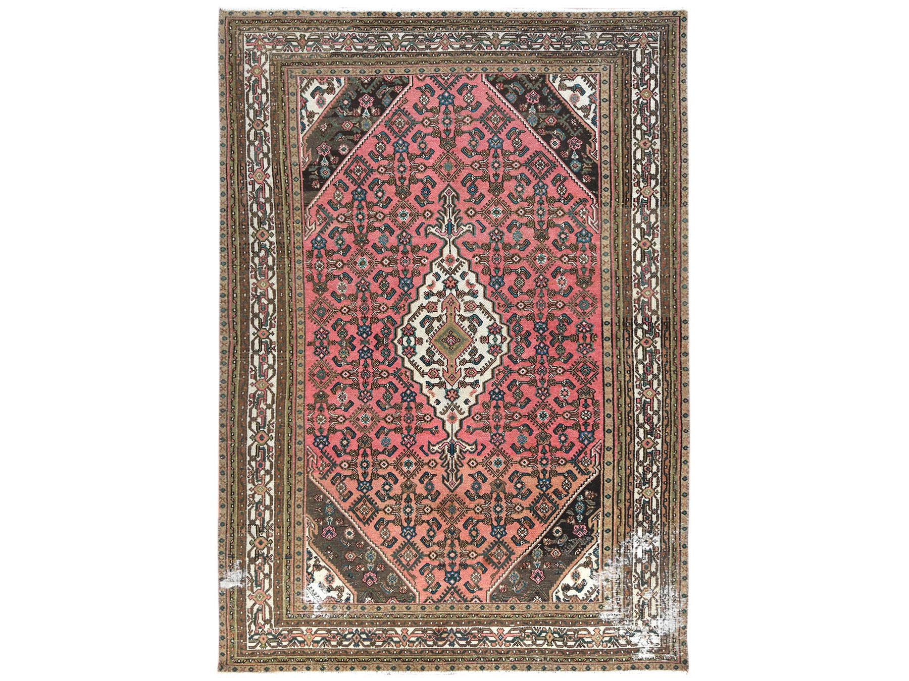 Overdyed & Vintage Rugs LUV730809